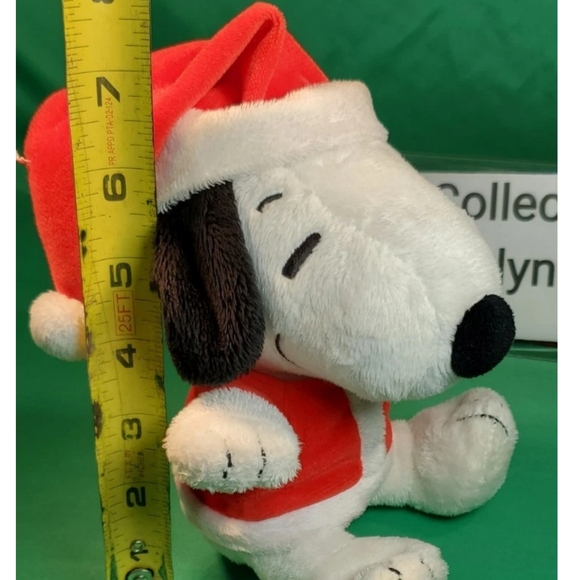 Peanuts Christmas Santa Snoopy Holiday Plush Figure Toy Hallmark Used - Picture 7 of 11